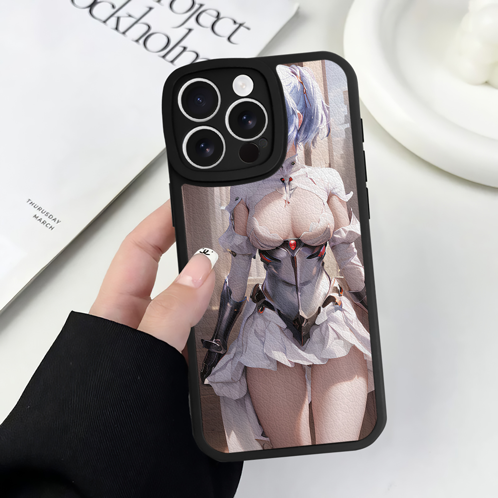 （画像用） EVA 新世紀エヴァンゲリオン 【iPhone 16シリーズ対応】シリコンスマホケース（レザー調） 材質：シリコン